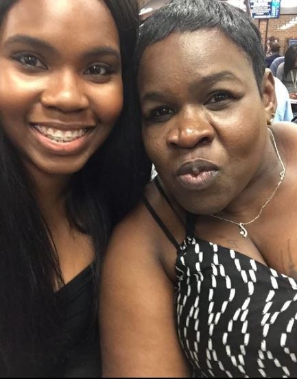 Latisha Chong with her mother
