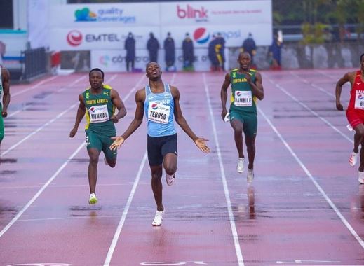 Letsile Tebogo is a sprinter