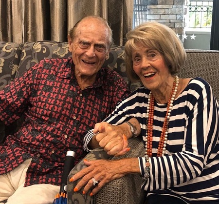 Lillian Frank with her husband