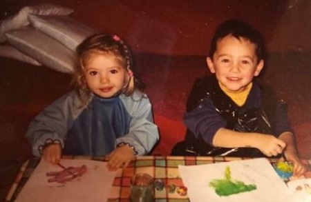 Line Burquier childhood picture
