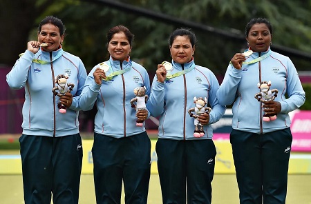 Lovely Choubey Career- Gold Medal, Lawn Bowl