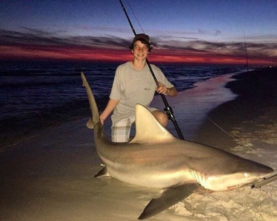 Luke Knox loves fishing