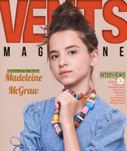 Madeleine featured on different magazine covers