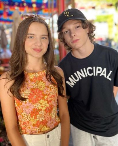 Madeleine with Mason Thames