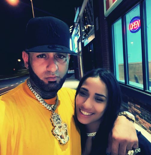 Maestro Yek with his girlfriend