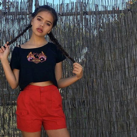 Malia Pyles during her teens