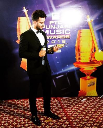 Mankirt won PTC Punjabi Music Awards