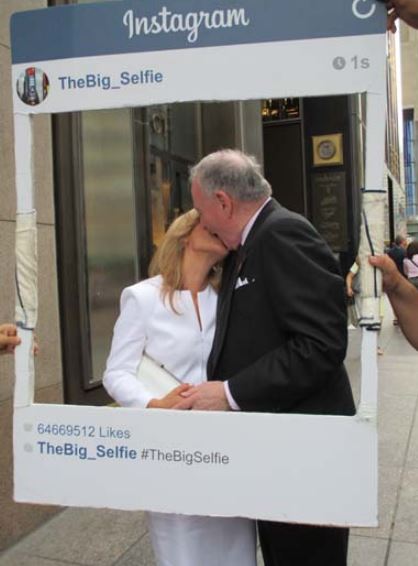 Maria Santiago and Steven Hoffenberg wedded on 10 July 2014