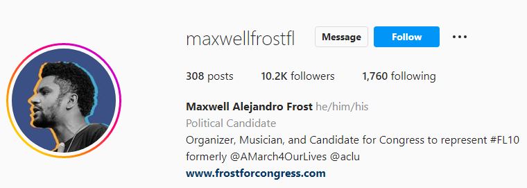 Maxwell's Instagram profile
