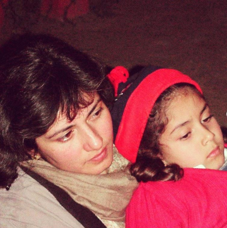 Mira Rajput old image with her mom