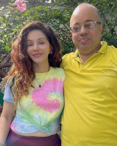 Mreenal Deshraj with her brother
