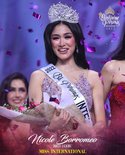 Nicole won Binibining Pilipinas 2022