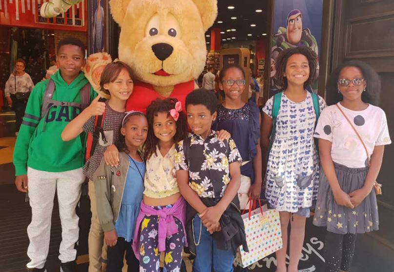 Nova with her friends