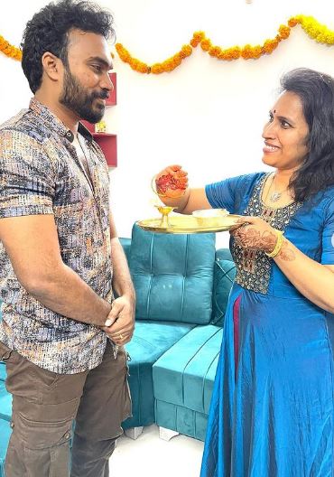 Pavan Tej Konidela with his sister
