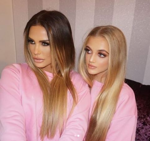 Princess is the daughter of Katie Price