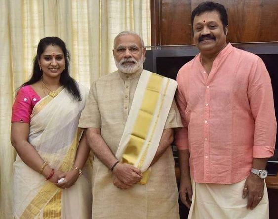 Radhika Nair met Narendra Modi