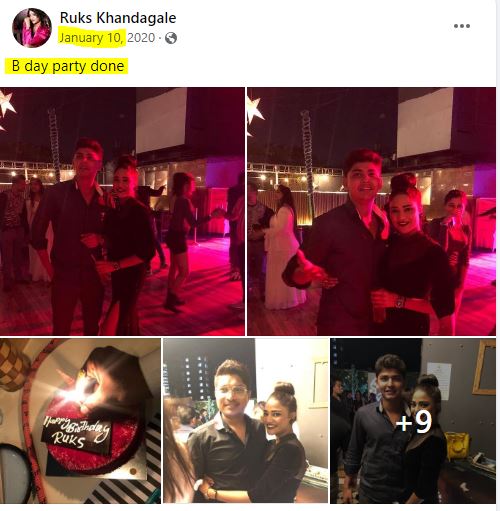 Ruks Khandagale birthday