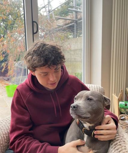 Sam Holland has a pet dog
