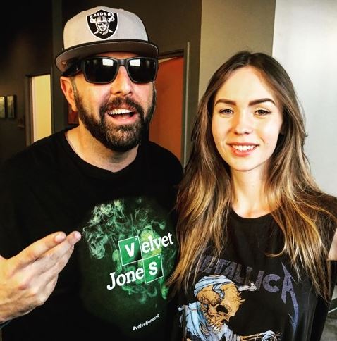 Sam Tripoli with his friend