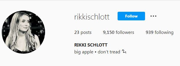 Schlott's Instagram account