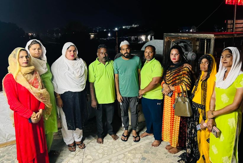 Shihab Chottur met many people during his journey