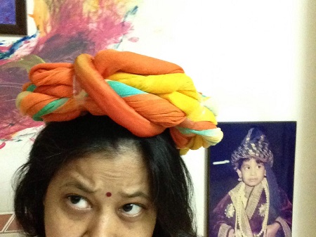 Shikha Srivastava sharing her childhood picture