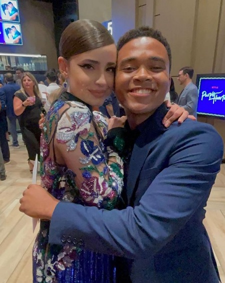 Sofia Carson with Chosen Jacobs