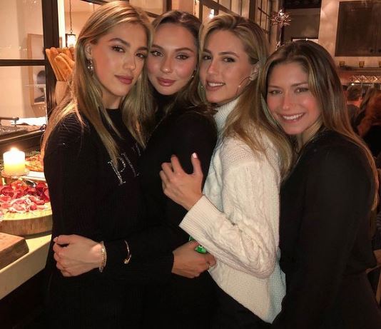 Sophia with her besties