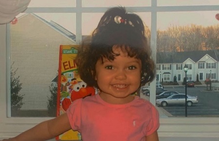 Sophie Michelle in her childhood
