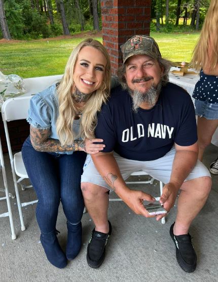 Starling with her father