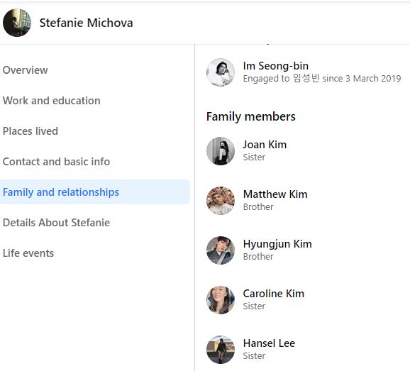 Stefanie's family details