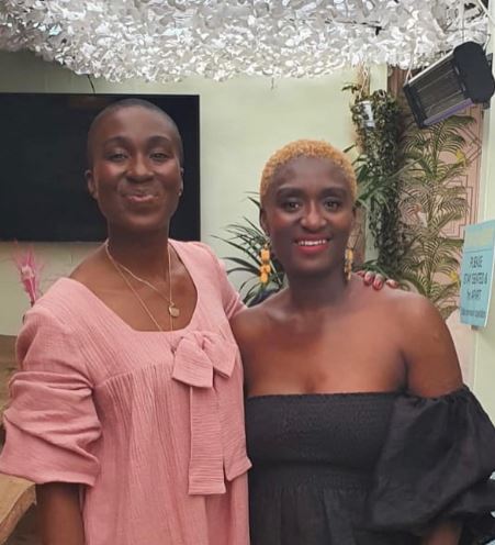 Vivienne and her sister Barbara Acheampong