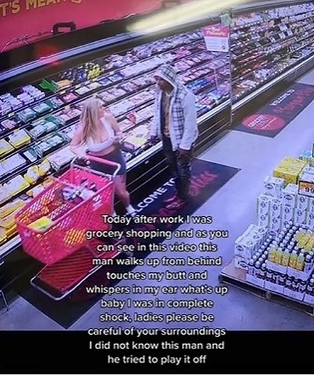 Who is Daisy Delacroix Model shared that she got assaulted while doing grocery shopping supermarket