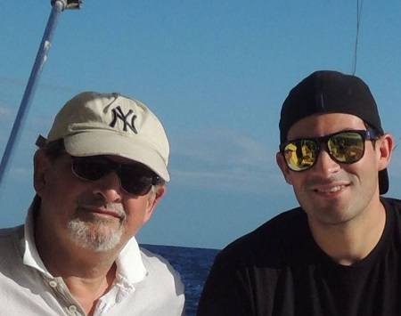 Zafar Rushdie with his father