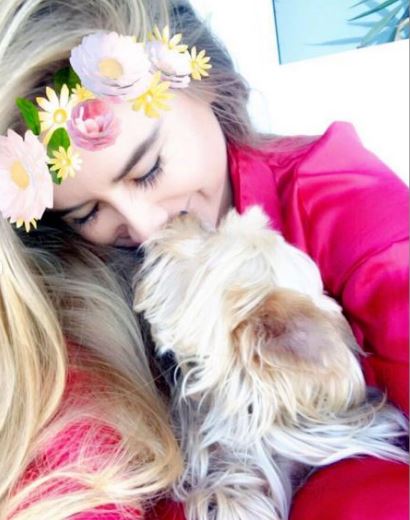 Zulay Pogba has a pet dog
