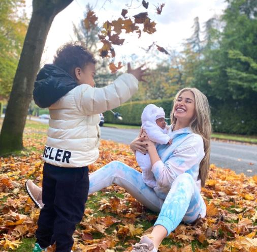 Zulay Pogba with her sons