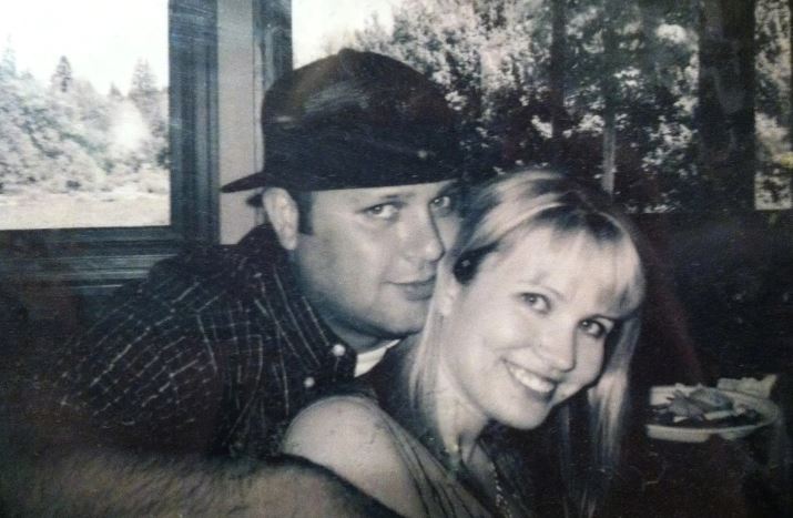 old Picture of Holly Janes with her husband