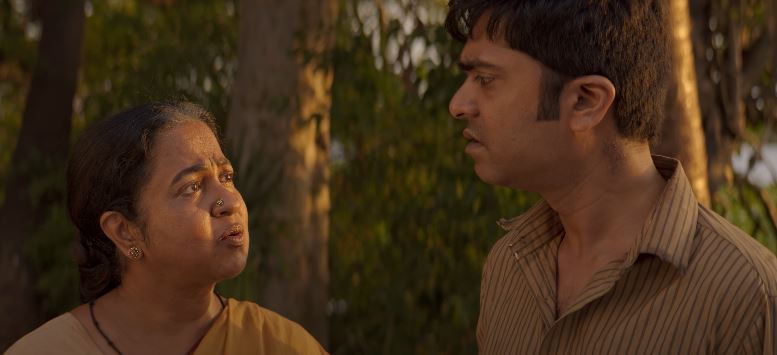 Actress Raadhika Sarathkumar with Silambarasan