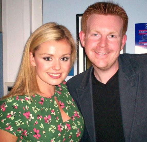 Alex with Katherine Jenkins