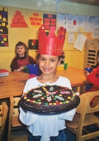 Alisha Boe childhood image