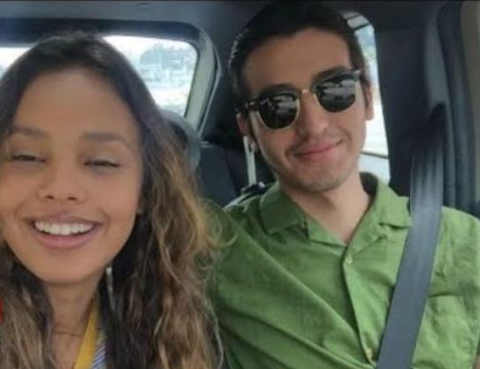 Alisha Boe with her ex boyfriend