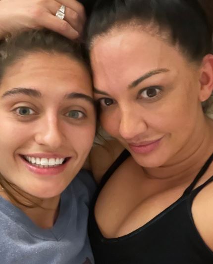 Avery with her mother Sylvia Flores Bugarin