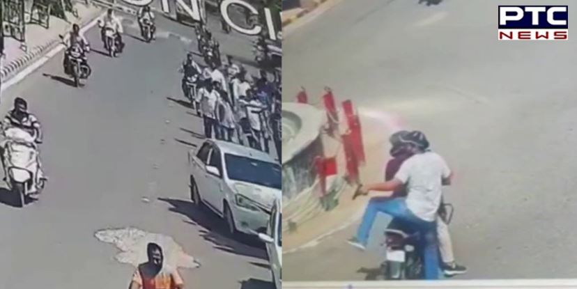 CCTV Photo of Sandeep Bishnoi's murder