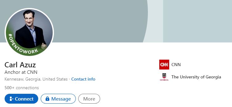 Carl's LinkedIn profile