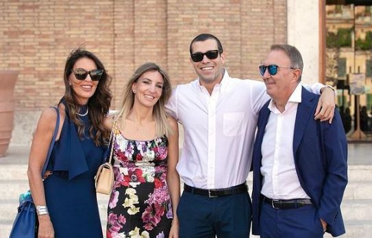 Cerza with his family