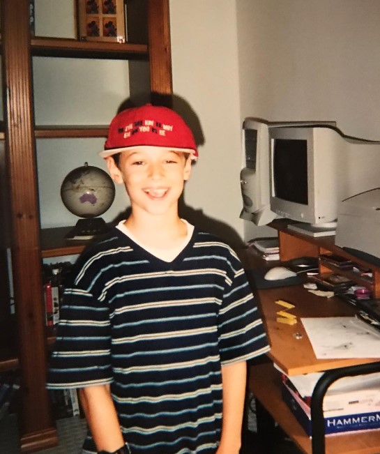 Childhood immage of Rich Campbell