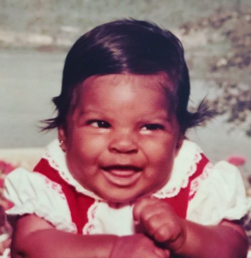 Childhood photo of Brooke