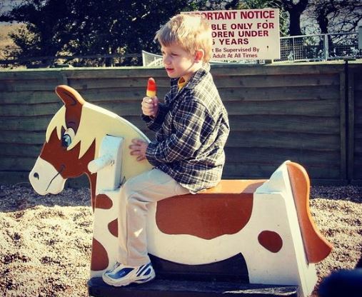 Childhood photo of Griffin
