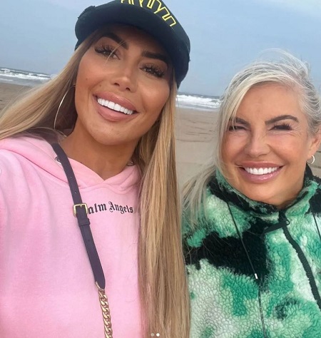 Chloe Ferry and her mum