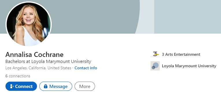 Cochrane's LinkedIn profile